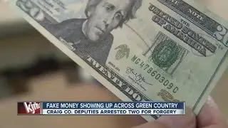 Fake money shows up in Oklahoma, law enforcement officials make two forgery arrests