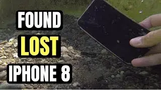Found Lost iPhone 8 in River While Snorkeling (River Treasure)