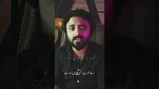 اسے خبر ہی نہ تھی بیچ میں زمانہ ہے 🥀 #urdupoetry #zainshakeel #poetrylovers #soulfulpoetry #2023