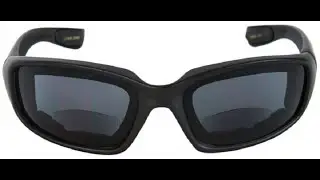 Motorcycle Bifocal Sunglasses - Safety Goggles with Foam Padding for Men and Women