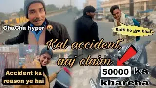 Kal accident, Aaj claim #trending #automobile #motovolgger #viral 