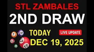 STL ZAMBALES 2ND DRAW - DEC 19, 2025 Results (LIVE UPDATE)