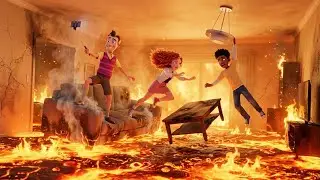 Milo Murphy: THE FLOOR IS LAVA! Real Life Game Challenge 🔥 | Milo Murphy&rsquo;s Law 3D Animation