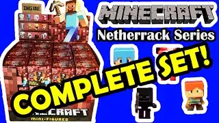 ★Minecraft Netherrack Blind Boxes★ COMPLETE SET Series 3 Netherrack Blind Boxes! Mini Figures - KTR