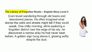 The Library of Forgotten Roads &ndash; English Story Level 3