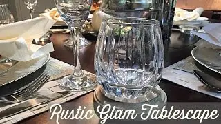 Rustic Glam Thanksgiving Tablescape