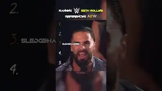 WWE Seth Rollins fires shot at AEW #shorts