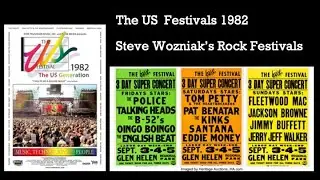 Apples Computers Steve Wozniak&rsquo;s The US Festival 1982. Starring  Police, Tom Petty. Fleetwood Mac,,