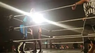 clip of Alessandro del bruno vs rickey stardust at courage pro wrestling (9/17/23)