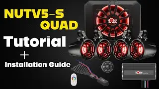 NUTV5-S QUAD Pro Tutorial video | UTV & Golf Cart sound system