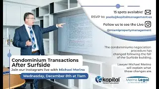 Transactions After Surfside collapse with Michael Merino