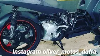 Dafra citycom 300i  roda fazendo barulho revisão geral Oliver motos