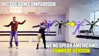 PICTOGRAM COMPARISON - WE NO SPEAK AMERICANO [FANMADE] | JDU vs JD+