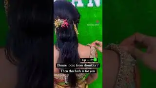 Blouse loose from shoulder , then this hack is for you
