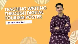 Teaching Writing Through Digital Tourism Posters 🖥️ | Creative English Learning