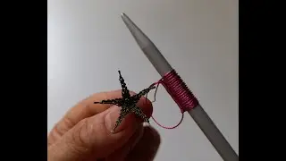 Örgü Şişi İle İğne Oyası(How To Make Rose Making)Needle Lace