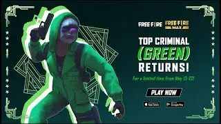 It's back... 👀💰 | Green Top Criminal Bundle Returns! | Free Fire NA