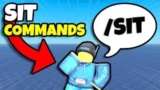 How to MAKE /Sit COMMANDS in Roblox Studio!