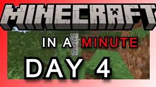 Playing ONE MINUTE A DAY until I beat Minecraft - DAY 4