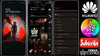 Dark Naruto Tema_Theme | Huawei Honor EMUI 11_12_HarmonyOS | CYA TEMAS