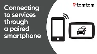 Connecting to TomTom Services on your device through a paired smartphone
