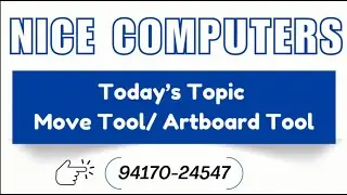 Photoshop Second Video Move Tool | Basics of Photoshop for Beginners | Nice Computers Hoshiarpur.