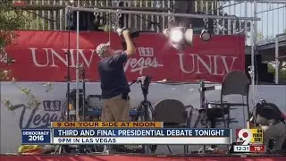 Third and final presidential debate is tonight