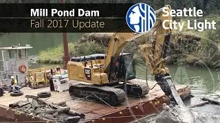 Снос и восстановление плотины Милл-Понд: обновление за осень 2017 г.