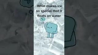 Why Ice floats on Water #sciencefacts #foryou #ice