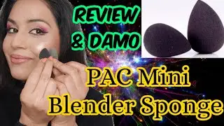 PAC Mini Beauty Blender| Review & Demo| Uses #paccosmetic #pacminiblenders #pacbeautyblendersmini