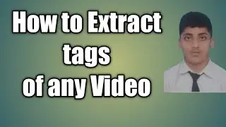 How to Extract Tags of Any Video