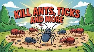 How to Kill Ticks, Ants, Fungus Gnats, Crane Fly Larvae and MORE