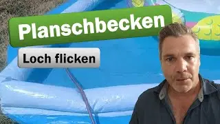 Loch im Planschbecken - Wie Loch finden und flicken ?