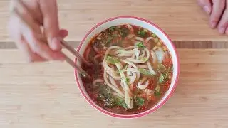 Handgezogene chinesische Nudeln