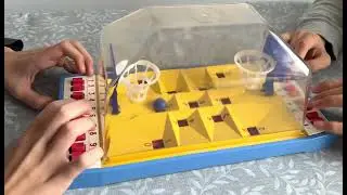 Retro Basketball Table Game - Soviet Vintage Омский Завод Mini Basketball 1980s