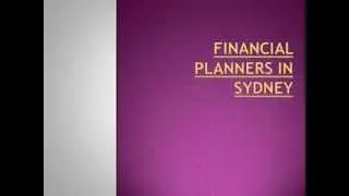 Financial advisor Sydney