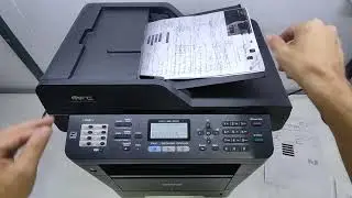 Como tirar cópias duplex no vidro e Adf (frente e verso)  na impressora Brother MFC 8912dw/8157dn .