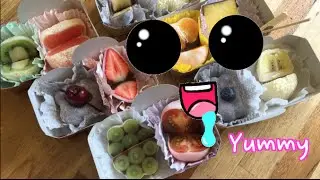 MUST TRY Fruit Rice Cake in Seoul DessertVlog