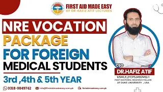 NRE Vocation Package for Foreign Medical Students | 3rd, 4th, & 5th Year Prep
