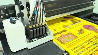 Печать на новом УФ принтере А3 XP600 PrintX на акриле