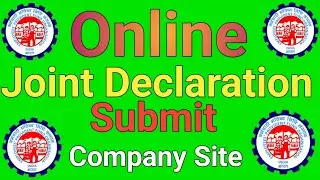 How to submit online joint declaration form in company portal 2026 // pf correction company portal