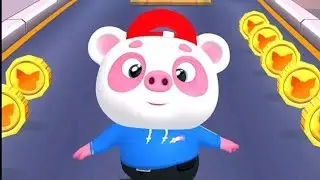 Subway Runner - Panda games |Run, Jump, Slide, & Fly in this Fun Piggy Panda Subway Running Game