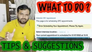 ✌ Error Message while booking US visa appointment || why and what to do? || Tips || Telugu ✌