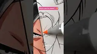 Drawing ✨Goku Ultra Instinct✨ in 1 hour vs. 10 hours (Part-2)😳 #shorts