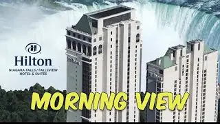 Morning view from Hilton Niagara #shorts (4K)