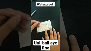 uni-ball eye fine pen review waterproof pen best rollerball under 100rs