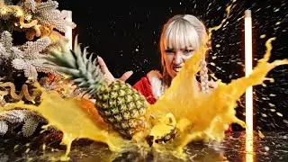 Christmas Meets the Tropics 🌴🎄 | Juicy Fruit ASMR with Ella Hale 🤍