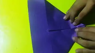 Making Paper Aeroplane And Flying With Ring Rabar