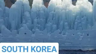 LET'S  GO  TO  ICE  FOUNTAIN FIESTIVAL!! #NATURE #SOUTH KOREA