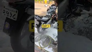 BIKE WASH PART 2....#viral